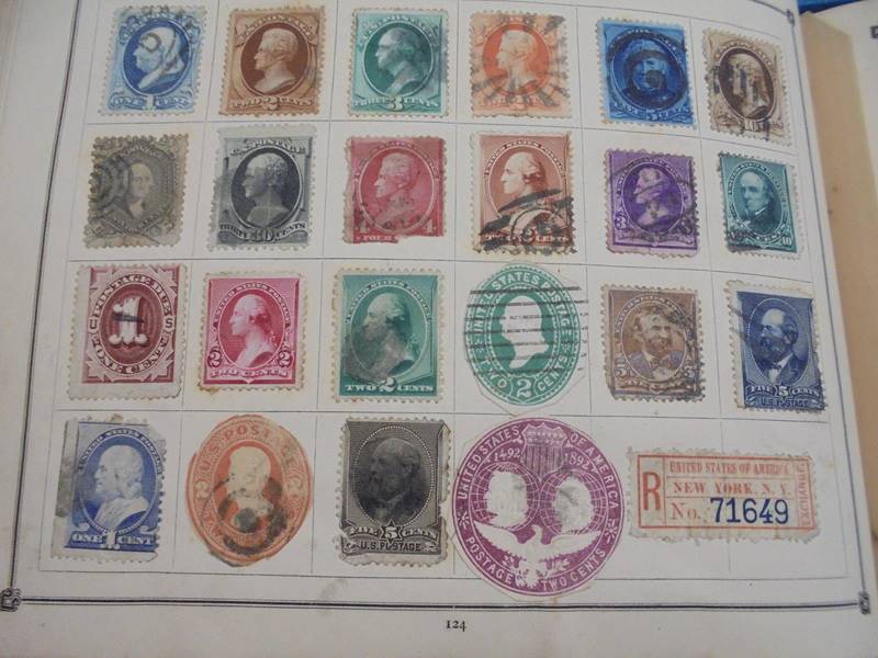 An early stamp album including penny black, 2d blue, Victorian, European, Commonwealth - Image 15 of 21
