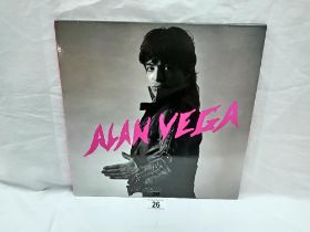 Alan Vega Self Titled Futurismo label, FUTN026 Orange Vinyl 2017 Vinyl Nr Mint Cover Ex