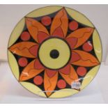 A limited edition Lorna Bailey 'Kaleidescope' pattern charger, 36 cm diameter, 70/100.