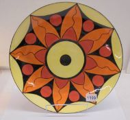 A limited edition Lorna Bailey 'Kaleidescope' pattern charger, 36 cm diameter, 70/100.