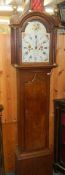 A Victorian oak cased Grandfather clock by T Kilham, Epworth, COLLECT ONLY.