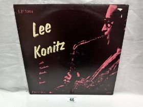 Lee Konitz Self titled LP. Prestige Label, Jazz, OM2008 Vinyl Nr Mint, Cover Nr Mint