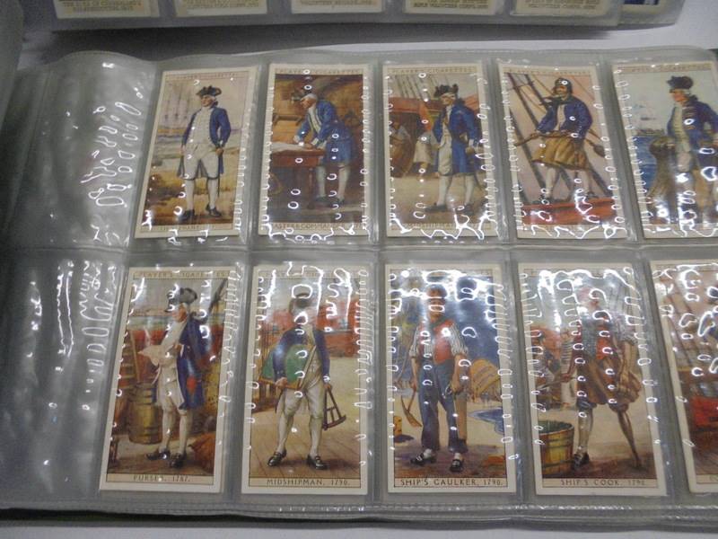 Two albums of sets of cigarette cards. - Image 8 of 12