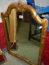 An early 20th century gilt framed mirror, COLLECT ONLY.