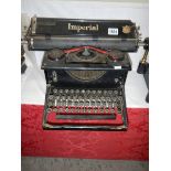 A vintage Imperial typewriter, COLLECT ONLY.