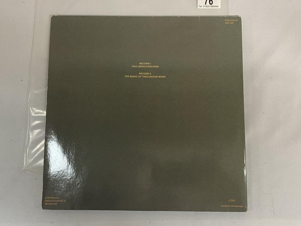 Chick Corea & Miroslav Vitous, Roy Haynes 'Trio music' 1982 German pressing 2x LP. ECM Records, 2641 - Image 2 of 6