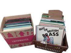 2 Boxes of LPs, Classical, Easy, Bigband