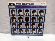 The Beatles A Hard Days Night 1st Press 'Mono' Parlophone PMC 1230 Vinyl Ex Cover VG+ (Name on