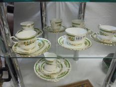 Twenty pieces of Royal Stafford tea ware.