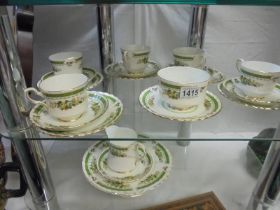 Twenty pieces of Royal Stafford tea ware.