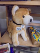 A Steiff Pacco Shiba dog.