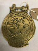 A Normandy Vectron's 7th Fleet Rally 1944 2004 Brass plaque