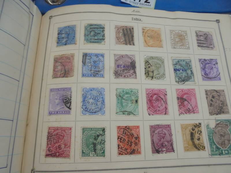 An early stamp album including penny black, 2d blue, Victorian, European, Commonwealth - Image 18 of 21