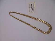 A 9ct gold chain, 31.4 grams.