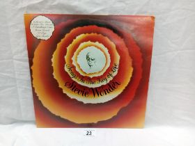 Stevie Wonder Songs In The Key Of Life 2x LP. C/W Bonus single C/W booklet. Vinyl Ex Cover VG.
