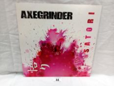 Axegrinder Satori Rise Above records, RISELP221 2018 Punk red vinyl. Vinyl Nr Mint Cover Ex