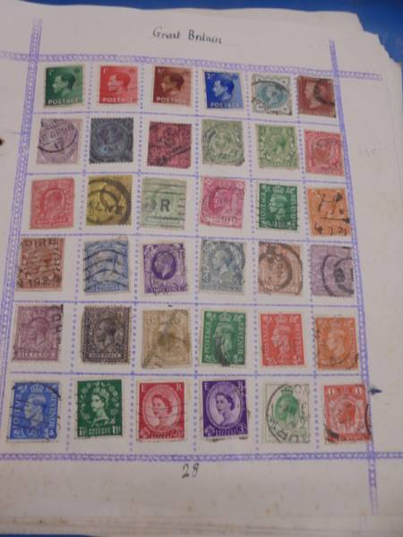 An early stamp album including penny black, 2d blue, Victorian, European, Commonwealth - Image 21 of 21