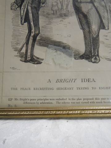 A framed and glazed humorous print entitled 'A Bright Idea'. - Image 2 of 4