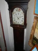 A Victorian 30 hour Grandfather clock bu W Thackall, Banbury, complete, COLLECT ONLY.