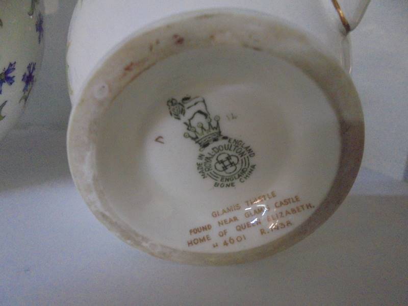 A Royal Doulton Glamis Thistle teapot and a Goode & Co., London teapot. - Image 3 of 5