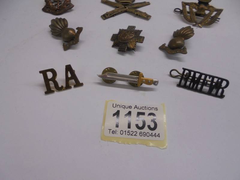 A quantity of military cap badges including Royal Army Medical Corps. - Image 3 of 3