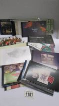 A collection of 41 Royal Mail Prestige stamp books inc. football heroes, James Bond, Dr Who 50th