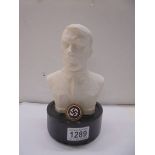 A bust of Adolf Hitler (marked on back but indistinct).