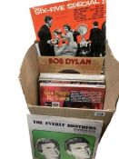 25 1960's albums including Beach Boys, Amen Corner etc RCM vinyl Good to Very good, Covers used