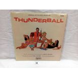 John Barry Thunderball (Original picture score) 1965 United Artists label Cat no ULP1110 UK Pressing