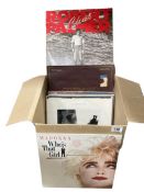 20 1980's LPs including Madonna, Robert Palmer, Steve Earle etc Vinyl mixed condition, Covers used
