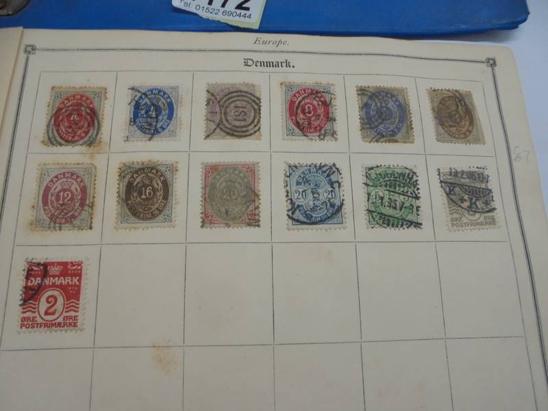 An early stamp album including penny black, 2d blue, Victorian, European, Commonwealth - Image 6 of 21