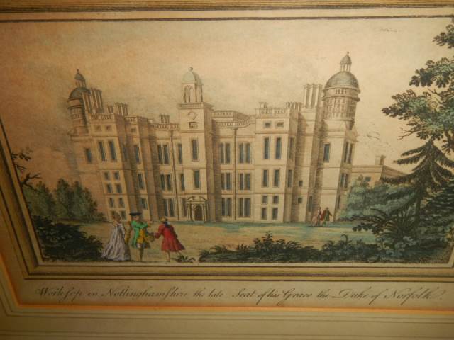 A framed and glazed 19th century copper engraving of Workshop Nottinghamshire, COLLECT ONLY. - Image 2 of 4