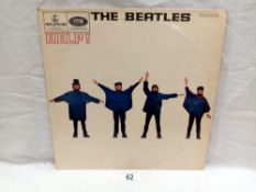 The Beatles Help! Mono Parlophone label, PMC1255 Black / Yellow label. Vinyl VG Cover VG
