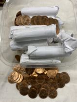 A massive collection of 1967 One Penny ( 1D ) coins, over 1000, mainly uncirculated