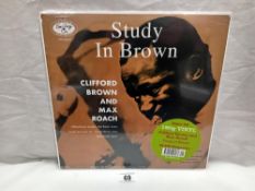 Clifford Brown & Max Roach Study In Brown. New / Sealed LP. Emarcy label, MG36037 2017 Vinyl Mint