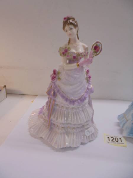 Two Royal Worcester limited edition figures - 'The First Quadrille' and 'A Royal Presentation'. - Image 2 of 5