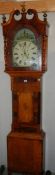A good Victorian mahogany eight day Grandfather clock by Robinson, Brigg. COLLECT ONLY.