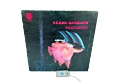 Black Sabbath Paranoid, Vertigo, Swirl IYI/ 2YI Vinyl RCM good to very good, cover used