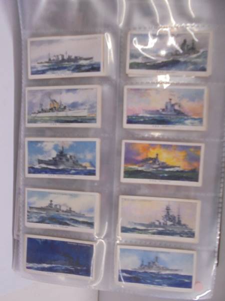Two albums of sets of cigarette cards. - Image 9 of 12
