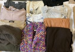 A quantity of assorted knitwear etc