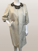 A beautiful 'Windsmoor' Long coat in Cream & gold.