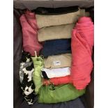 A quantity of Marks & Spencers linen clothing in a Samsonite suitcase