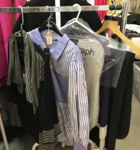 Five garments in lovely condition size 14 including Autograph, Per Una, M&S Addition, 1x striped