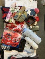 A collection of quality scarves etc including National trust, M&S etc. Some new with tags