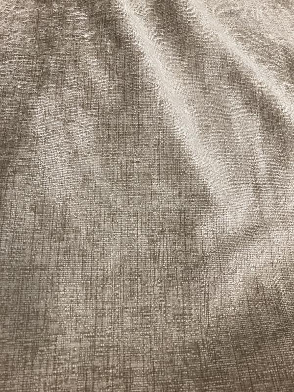 A Pair of Beige velvet like textured curtains (drop 215cm. 200cm top 160cm - Image 6 of 6