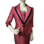 Italian tailored suit and dress, mother of the bride collection, new pink and navy. VERI INFANTINO