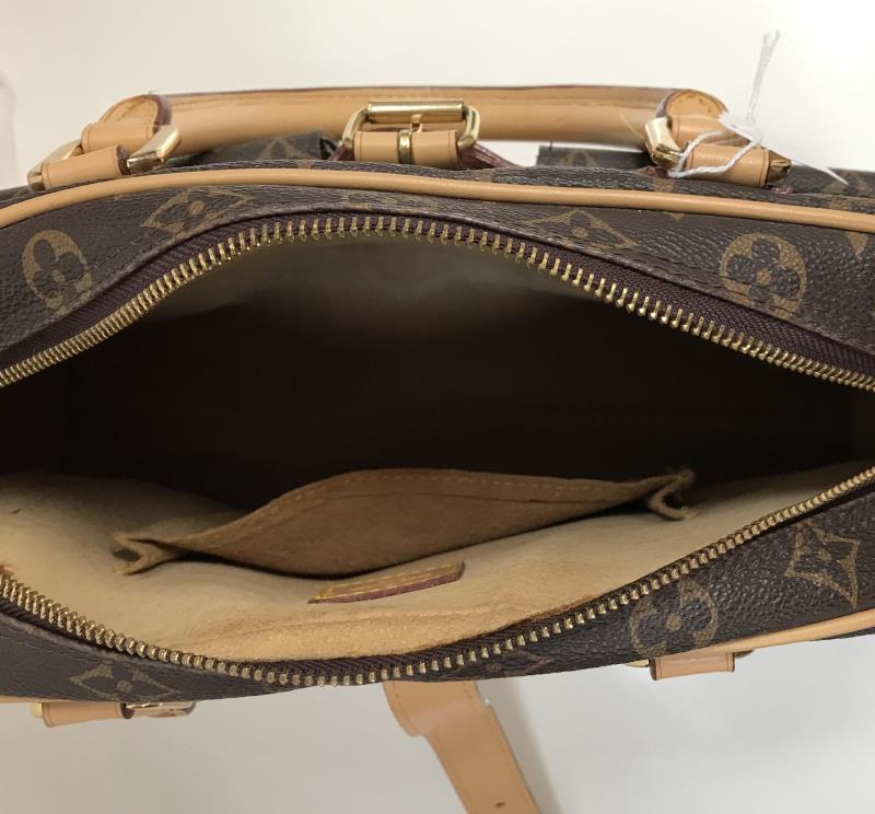 Beautiful handbag with monogram and matching purse - Image 5 of 12