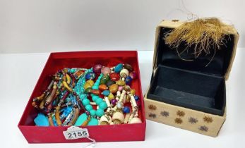 A mixed lot of good quality bead necklaces