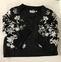 Autograph Short Jacket with embroidery flower design A/F. Size 14