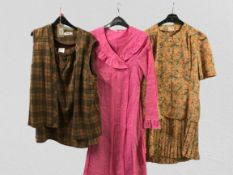 A vintage style collection of 3 outfits